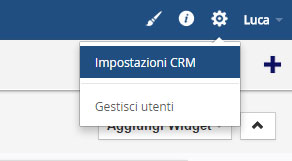 vtiger impostazioni