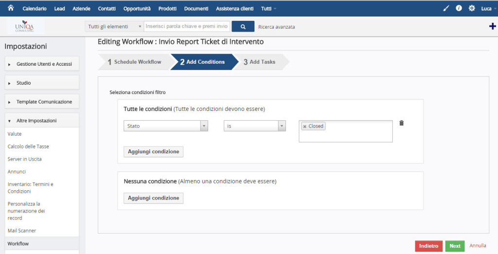 vtiger workflow 5