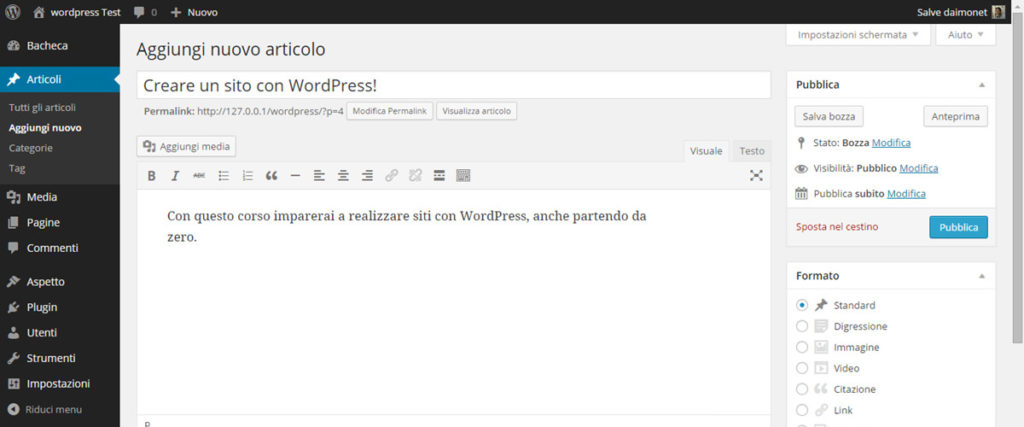 Guida WordPress