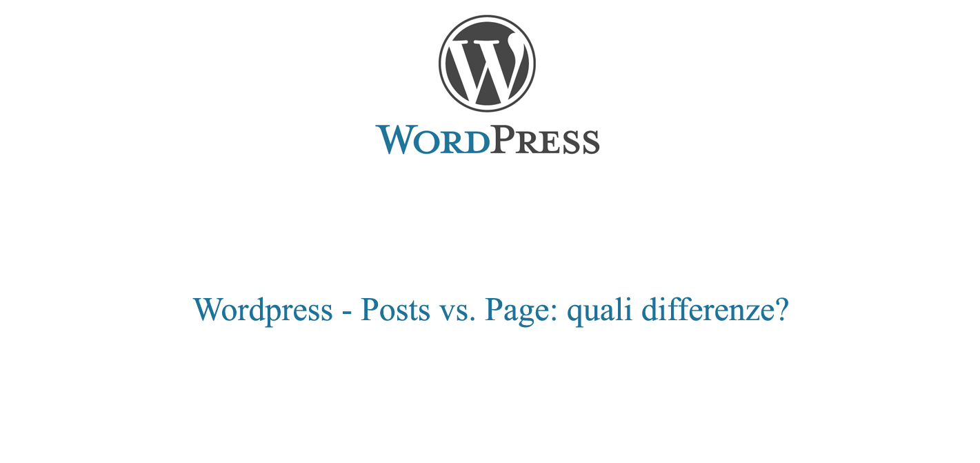 Posts vs. page